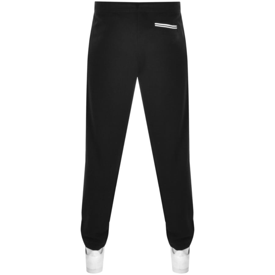 Image number 2 for Fred Perry Loopback Jogging Bottoms Black