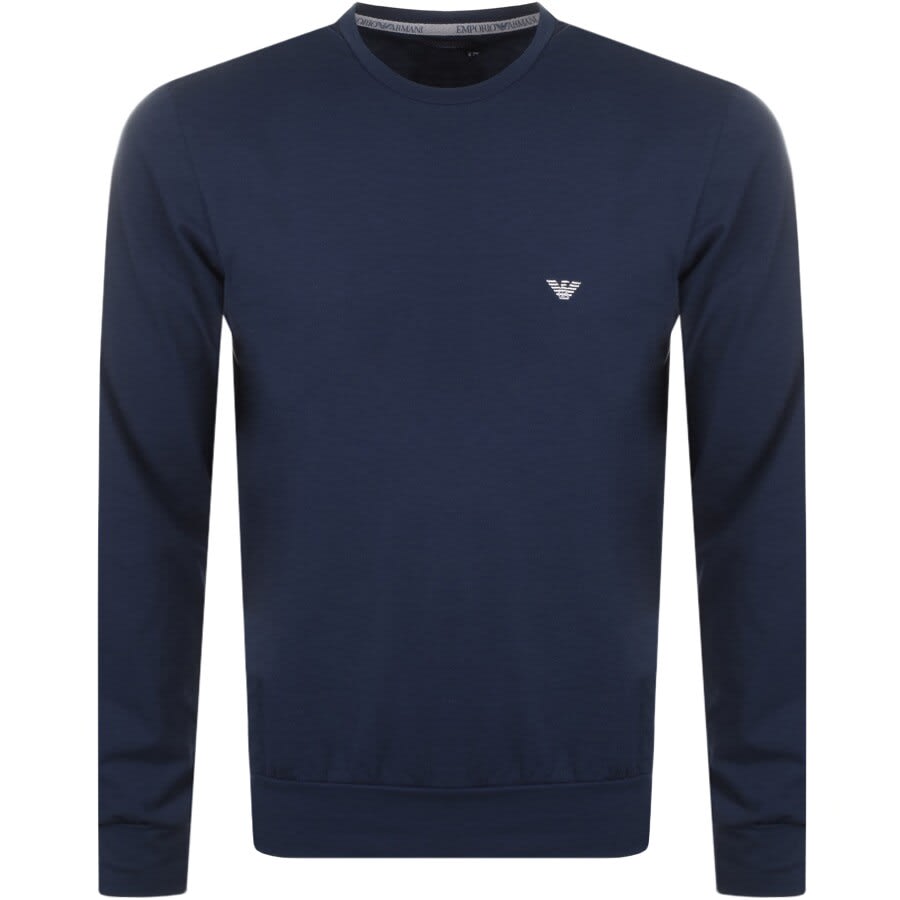 Image number 2 for Emporio Armani Lightweight Lounge Set Navy