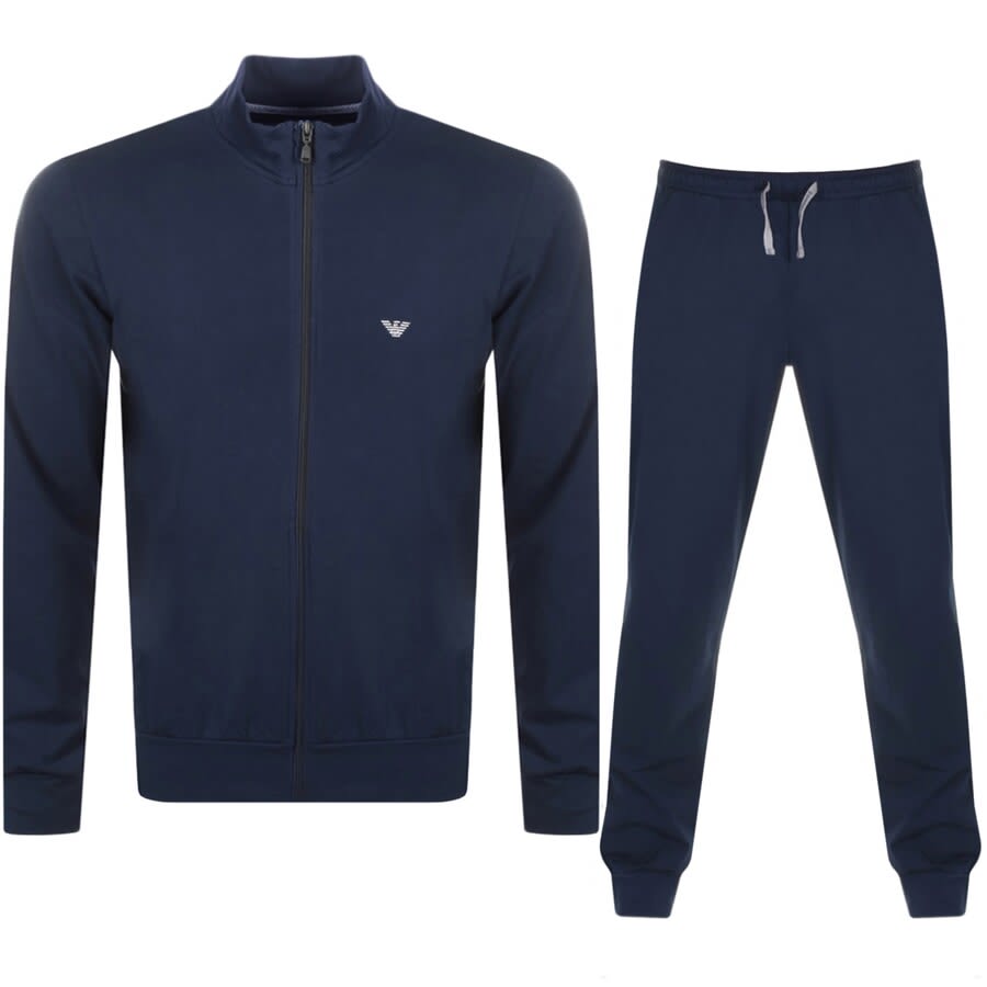 Image number 1 for Emporio Armani Lightweight Lounge Set Navy