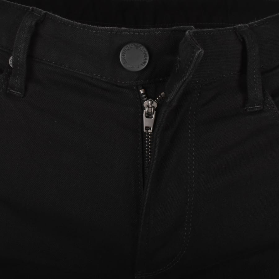 Image number 5 for Emporio Armani J06 Slim Fit Jeans Black