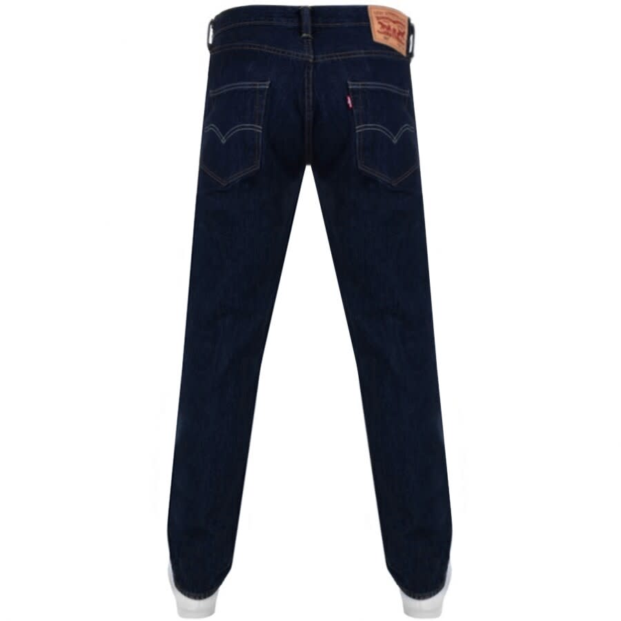 Image number 2 for Levis 501 Original Fit Jeans Dark Wash Blue