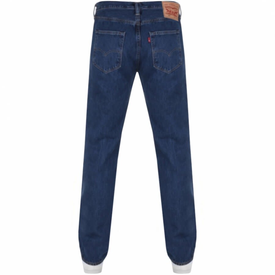 Image number 2 for Levis 501 Original Fit Jeans Mid Wash Blue
