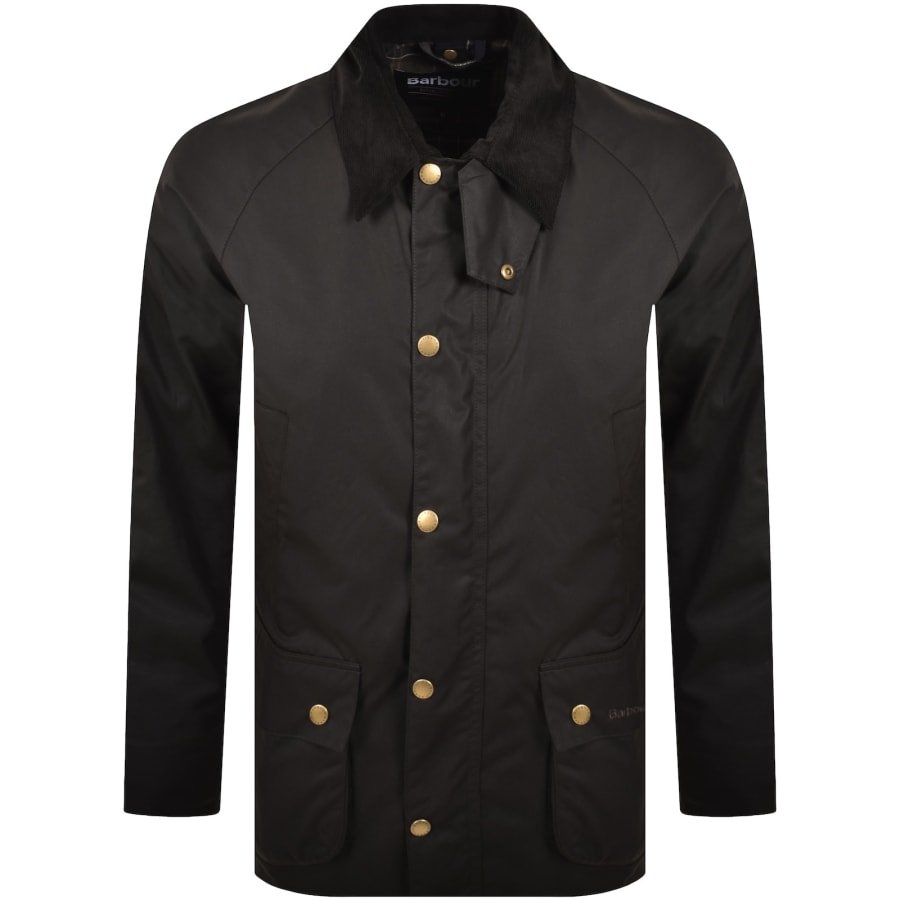 Image number 1 for Barbour Ashby Waxed Jacket Olive Green