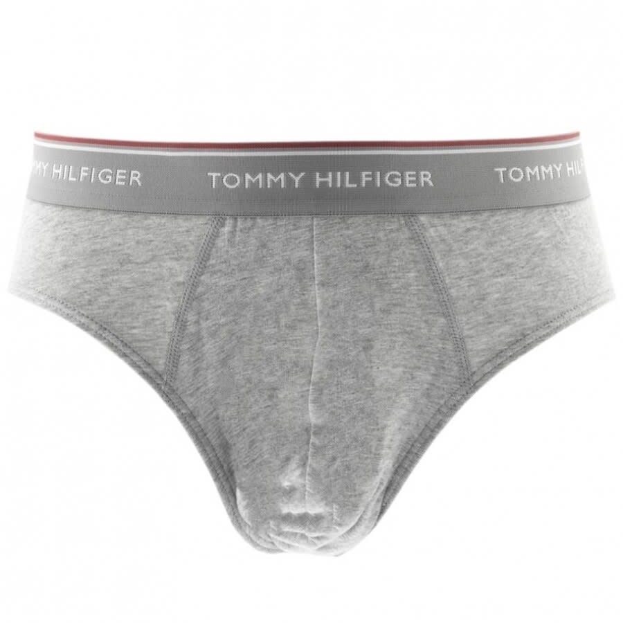Image number 3 for Tommy Hilfiger Underwear 3 Pack Briefs Grey