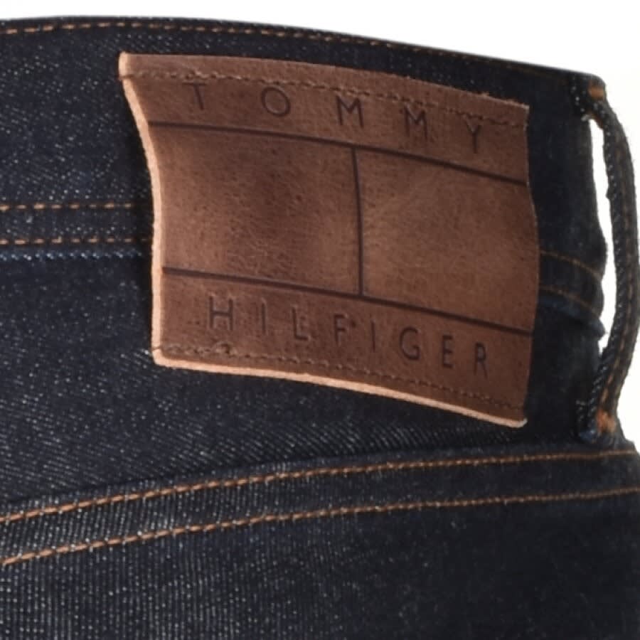 Image number 3 for Tommy Hilfiger Denton Straight Fit Jeans Navy