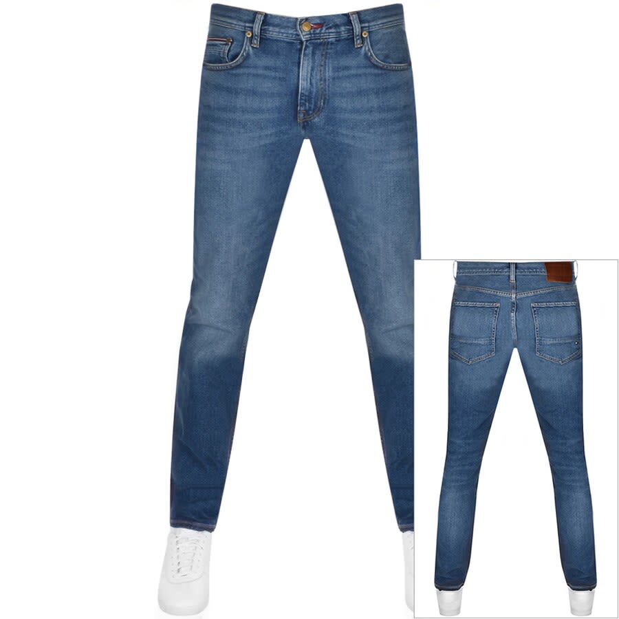 Image number 1 for Tommy Hilfiger Denton Straight Fit Jeans Blue