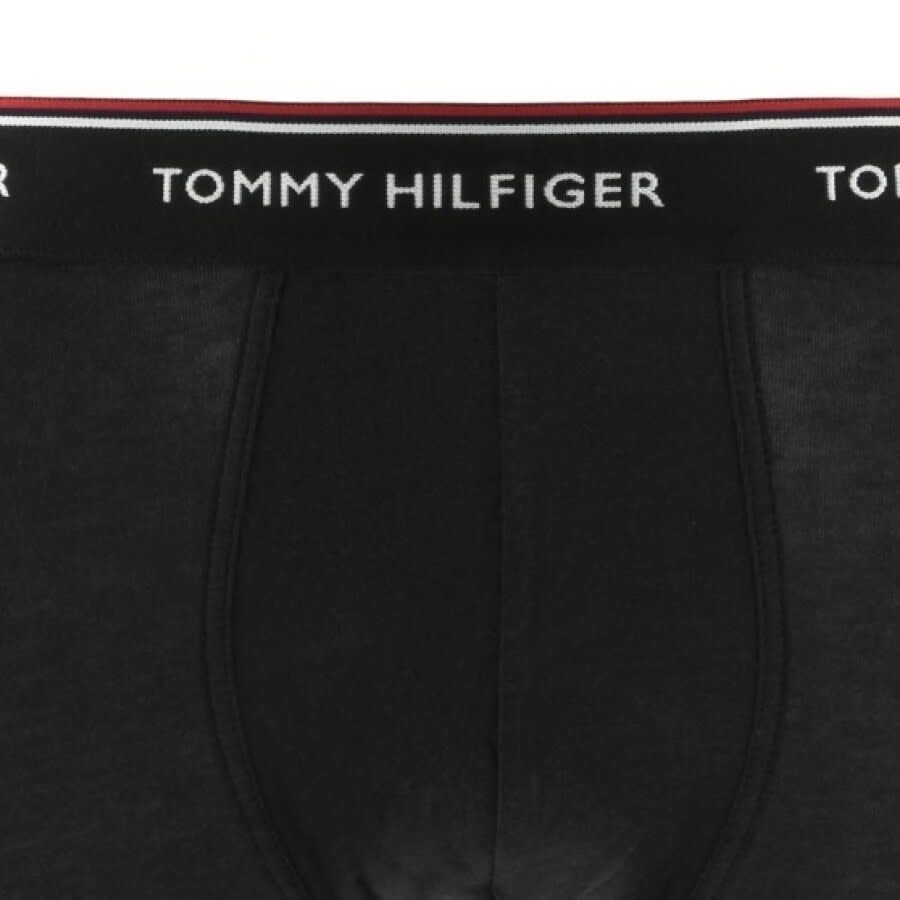 Image number 3 for Tommy Hilfiger Underwear 3 Pack Trunks Black