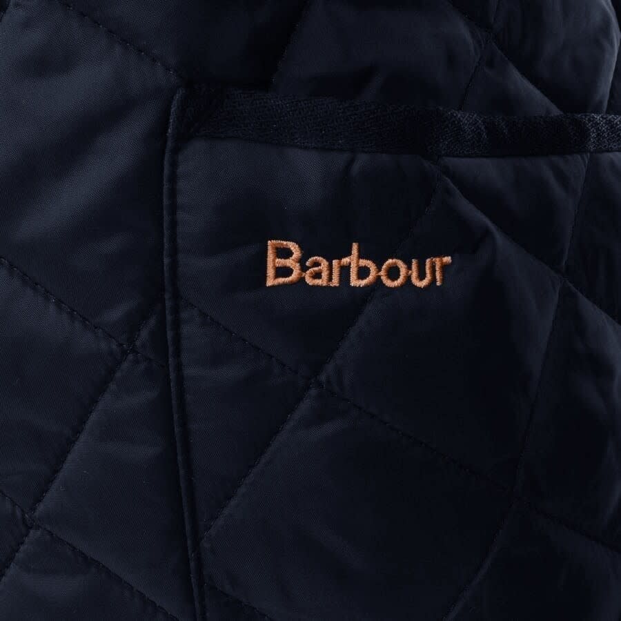 Image number 3 for Barbour Liddesdale Heritage Quilted Jacket Navy