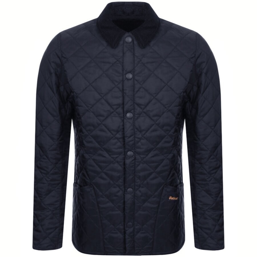 Image number 1 for Barbour Liddesdale Heritage Quilted Jacket Navy