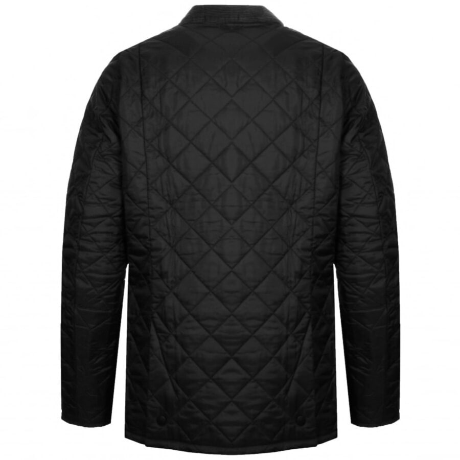 Barbour Liddesdale Heritage Quilted Jacket Black | Mainline Menswear