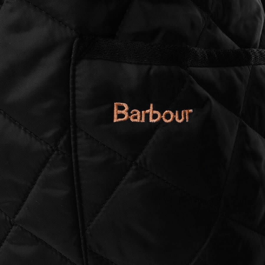 Image number 3 for Barbour Liddesdale Heritage Quilted Jacket Black
