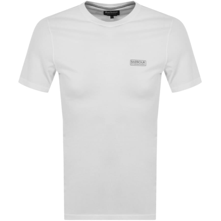 Barbour international discount white t shirt