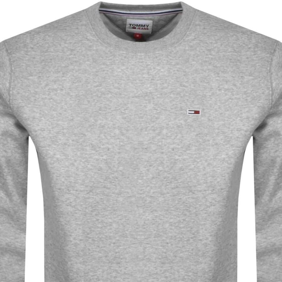 Image number 2 for Tommy Jeans Classic Logo Sweatshirt Grey