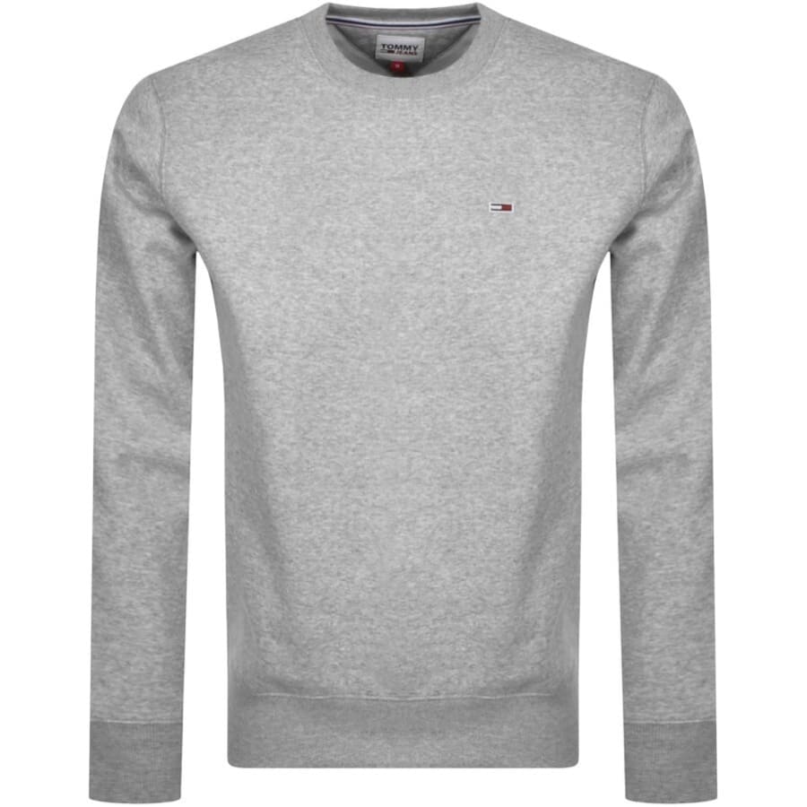Image number 1 for Tommy Jeans Classic Logo Sweatshirt Grey