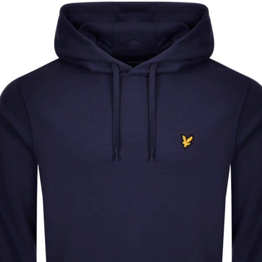 Image number 2 for Lyle And Scott Pullover Hoodie Navy