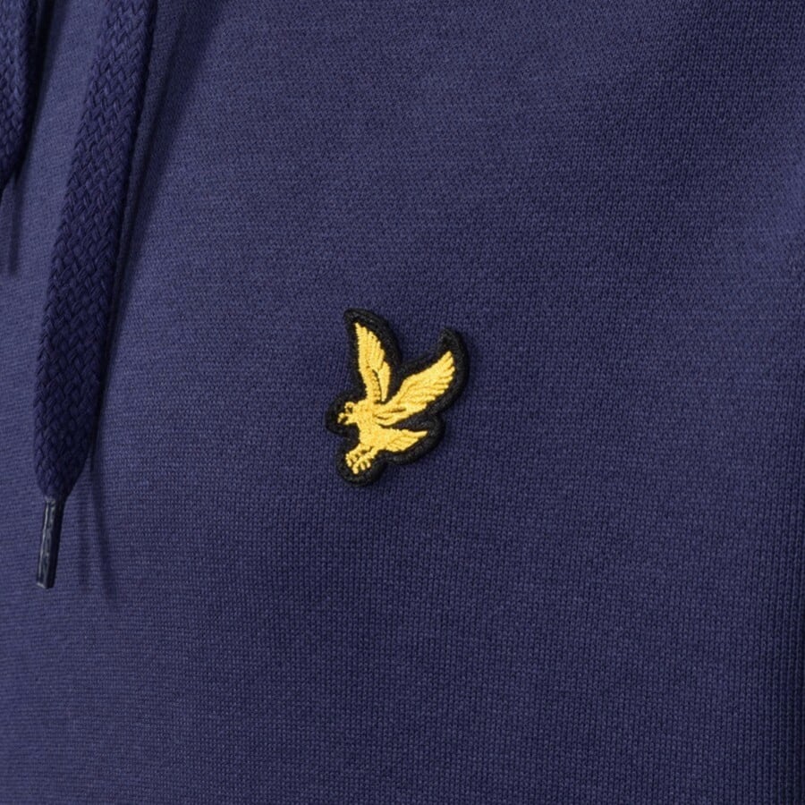 Image number 3 for Lyle And Scott Pullover Hoodie Navy