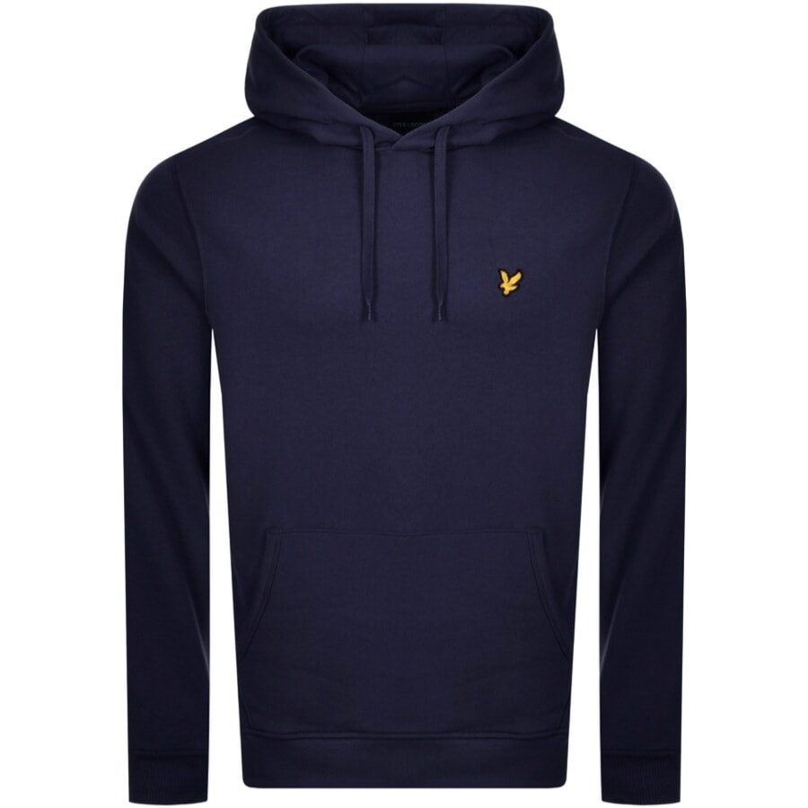 Image number 1 for Lyle And Scott Pullover Hoodie Navy