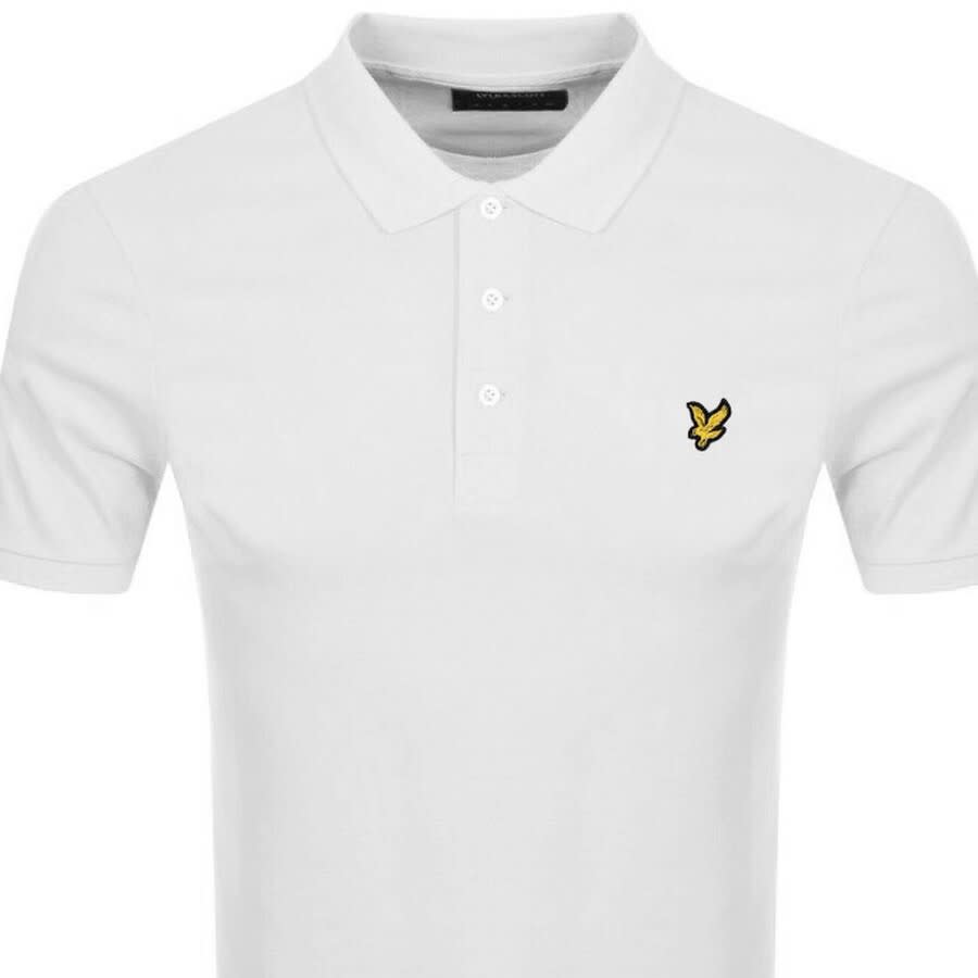 Image number 2 for Lyle And Scott Short Sleeved Polo T Shirt White