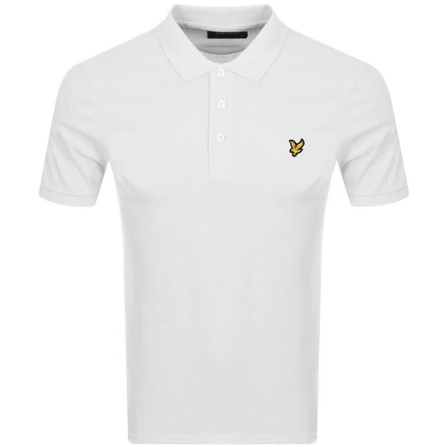 Image number 1 for Lyle And Scott Short Sleeved Polo T Shirt White