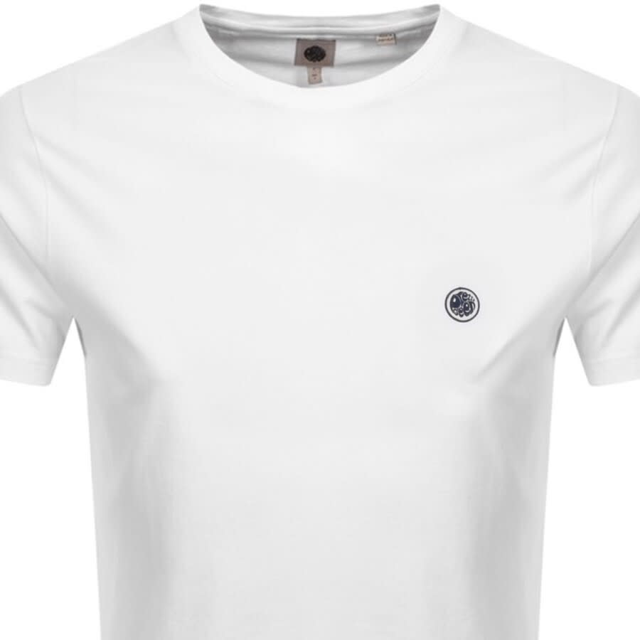 Image number 2 for Pretty Green Mitchell Crew Neck T Shirt White