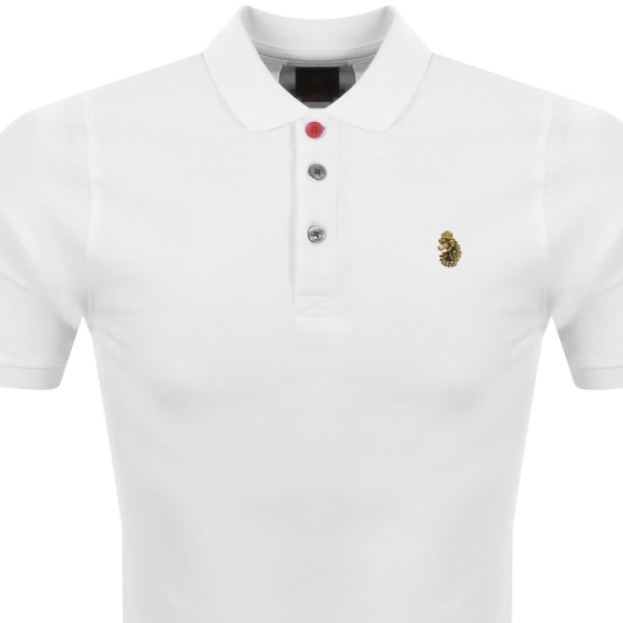 Image number 2 for Luke 1977 New Mead Polo T Shirt White