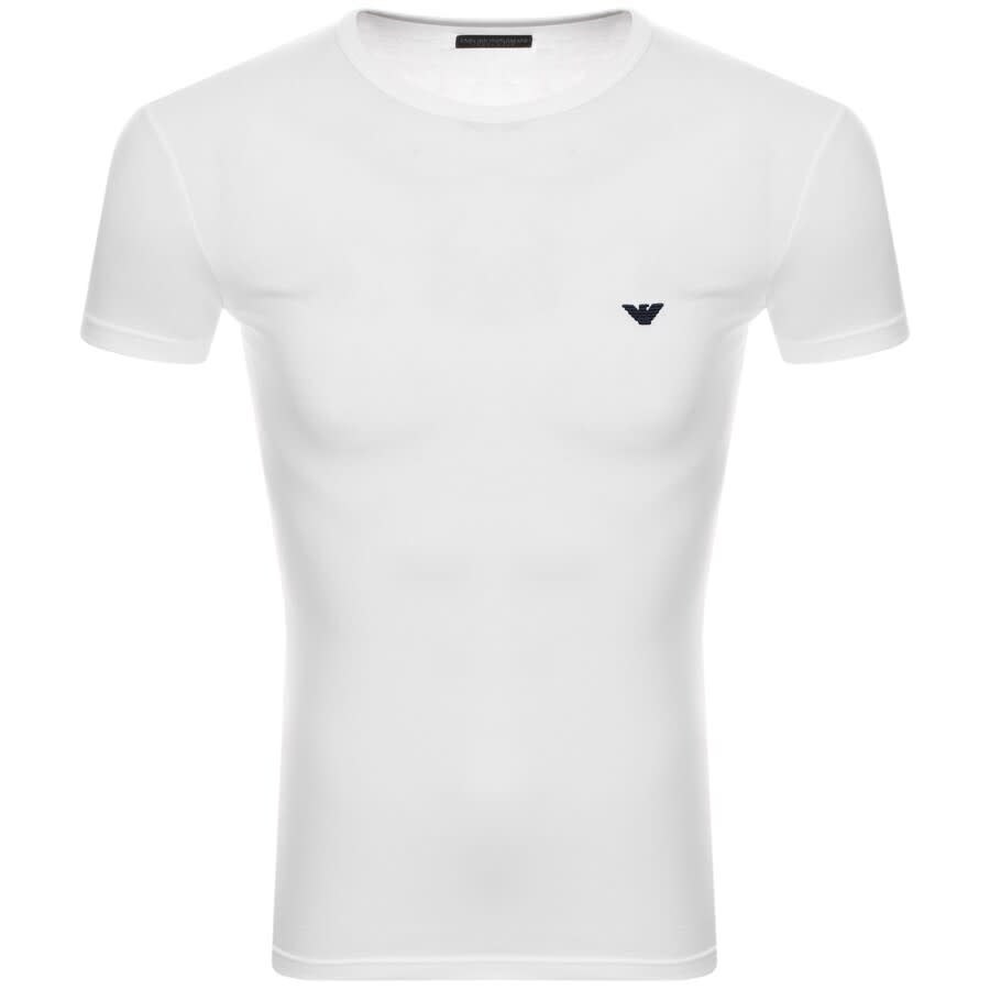 Image number 1 for Emporio Armani Lounge Crew Neck T Shirt White