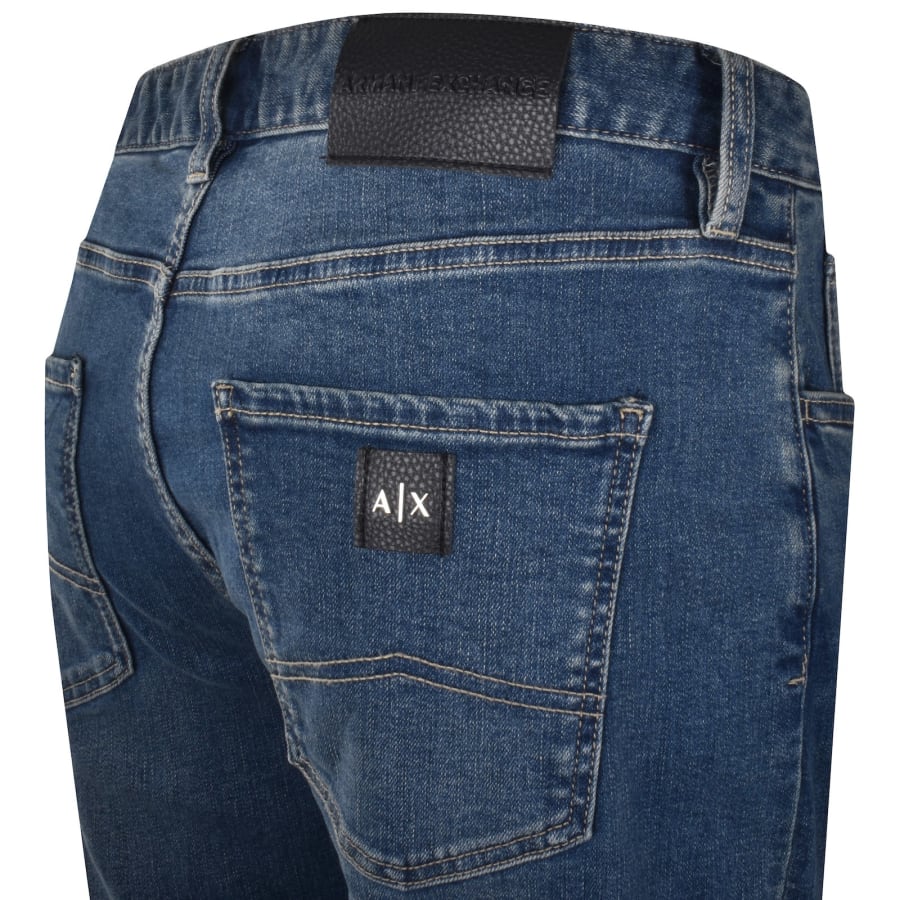 Image number 4 for Armani Exchange J13 Slim Fit Jeans Blue