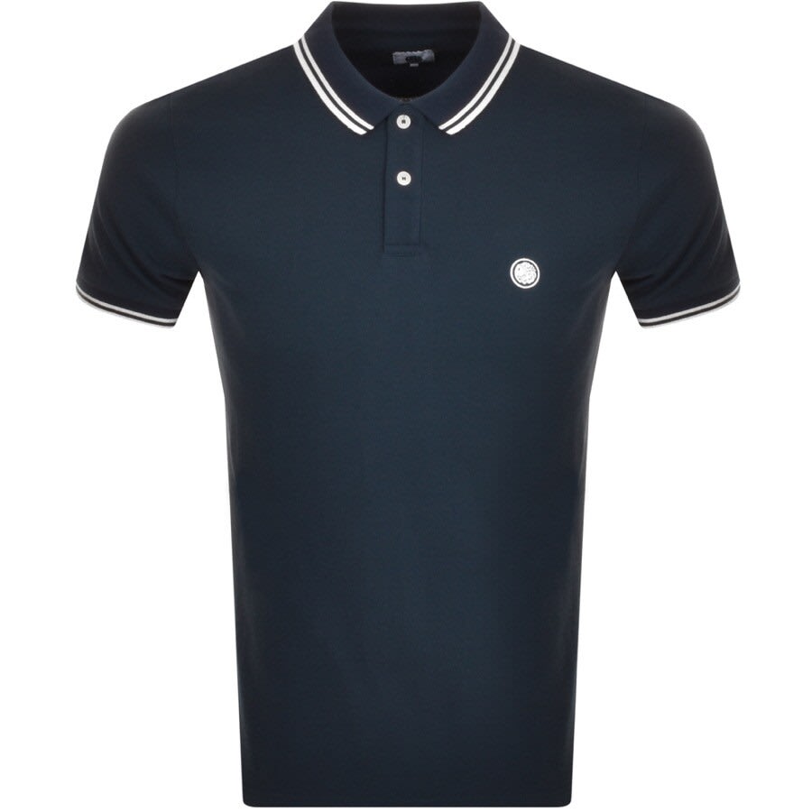 Image number 1 for Pretty Green Barton Polo T Shirt Navy