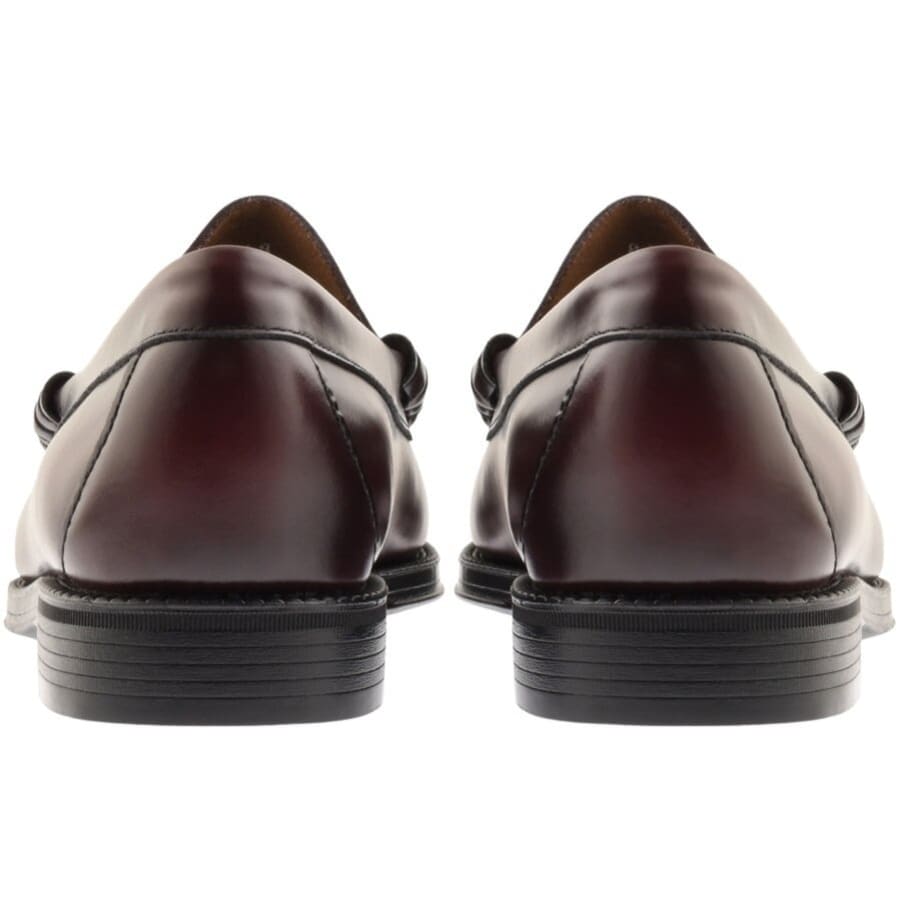 GH Bass Weejun Lincoln Leather Loafers Burgundy Mainline Menswear