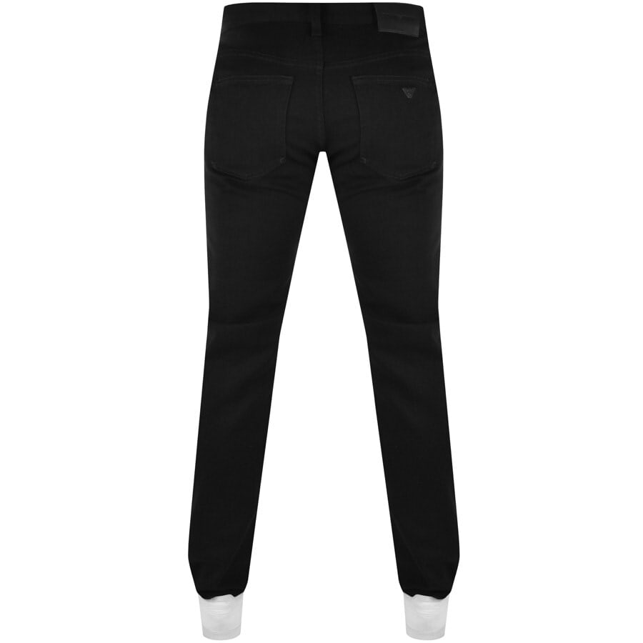 Image number 2 for Emporio Armani J45 Regular Fit Jeans Black