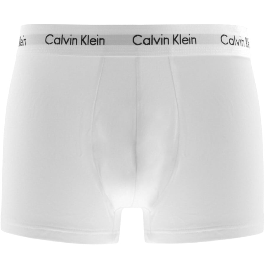 Image number 2 for Calvin Klein Underwear 3 Pack Low Trunks White