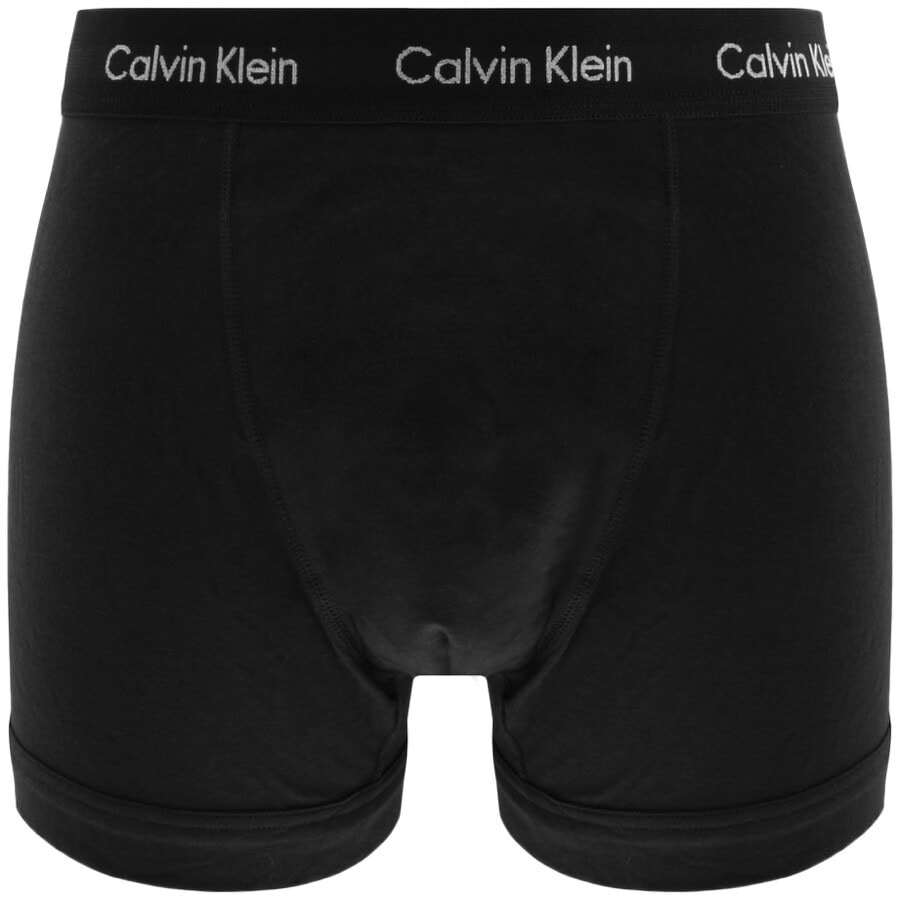 Image number 3 for Calvin Klein Underwear 3 Pack Trunks Blue