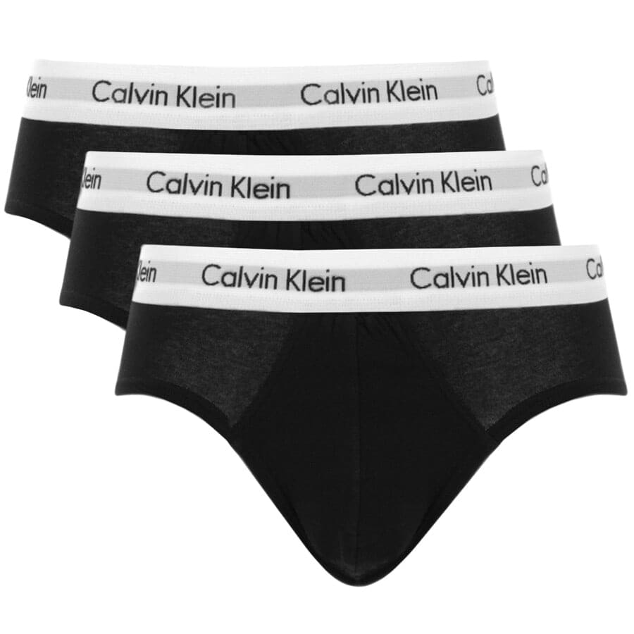 Image number 1 for Calvin Klein Underwear 3 Pack Briefs Black