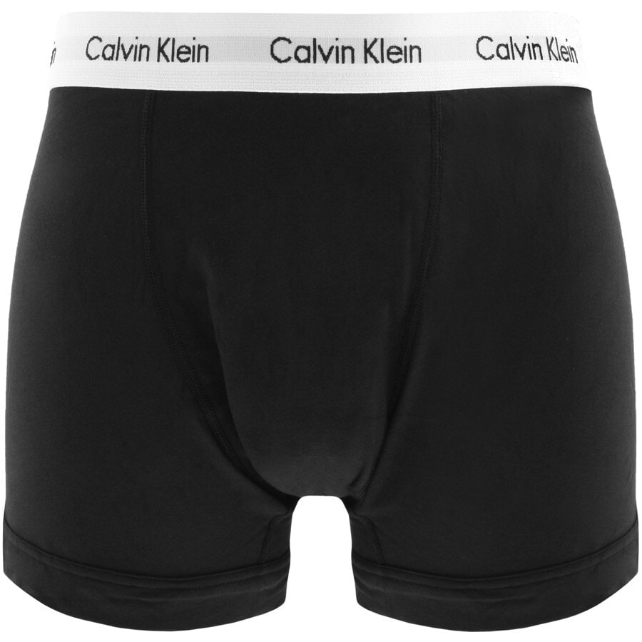 Image number 3 for Calvin Klein Underwear 3 Pack Trunks White