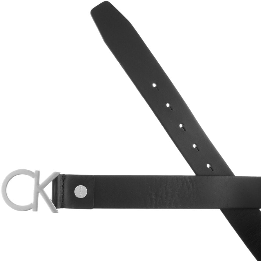 Image number 2 for Calvin Klein CK Logo Belt Black