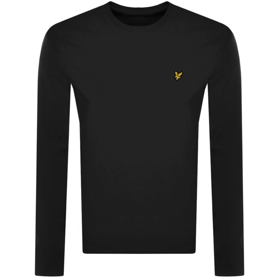 Image number 1 for Lyle And Scott Long Sleeve T Shirt Black