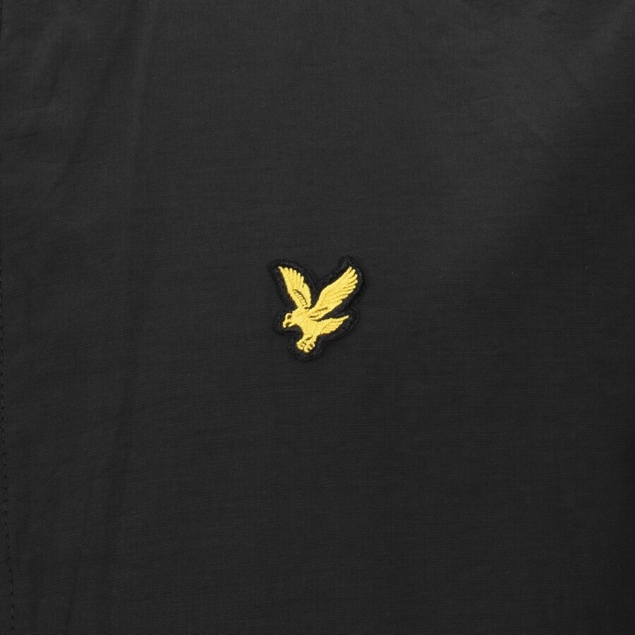 Image number 3 for Lyle And Scott Hooded Windbreaker Jacket Black