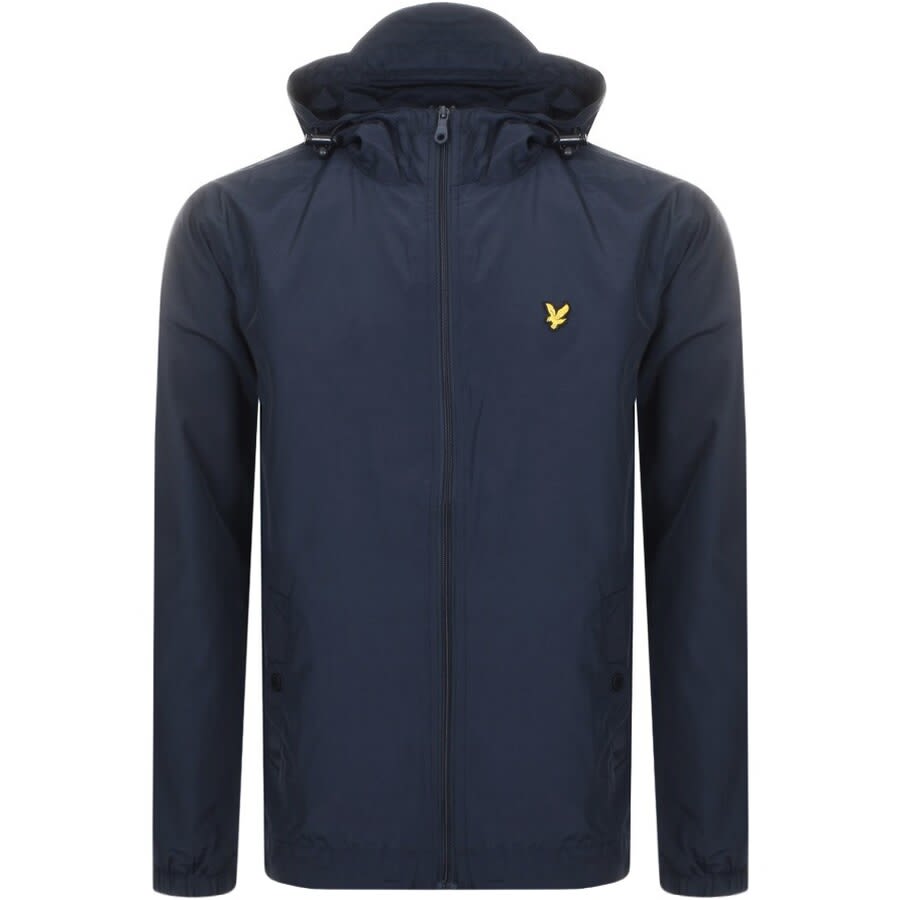 Image number 1 for Lyle And Scott Hooded Windbreaker Jacket Navy