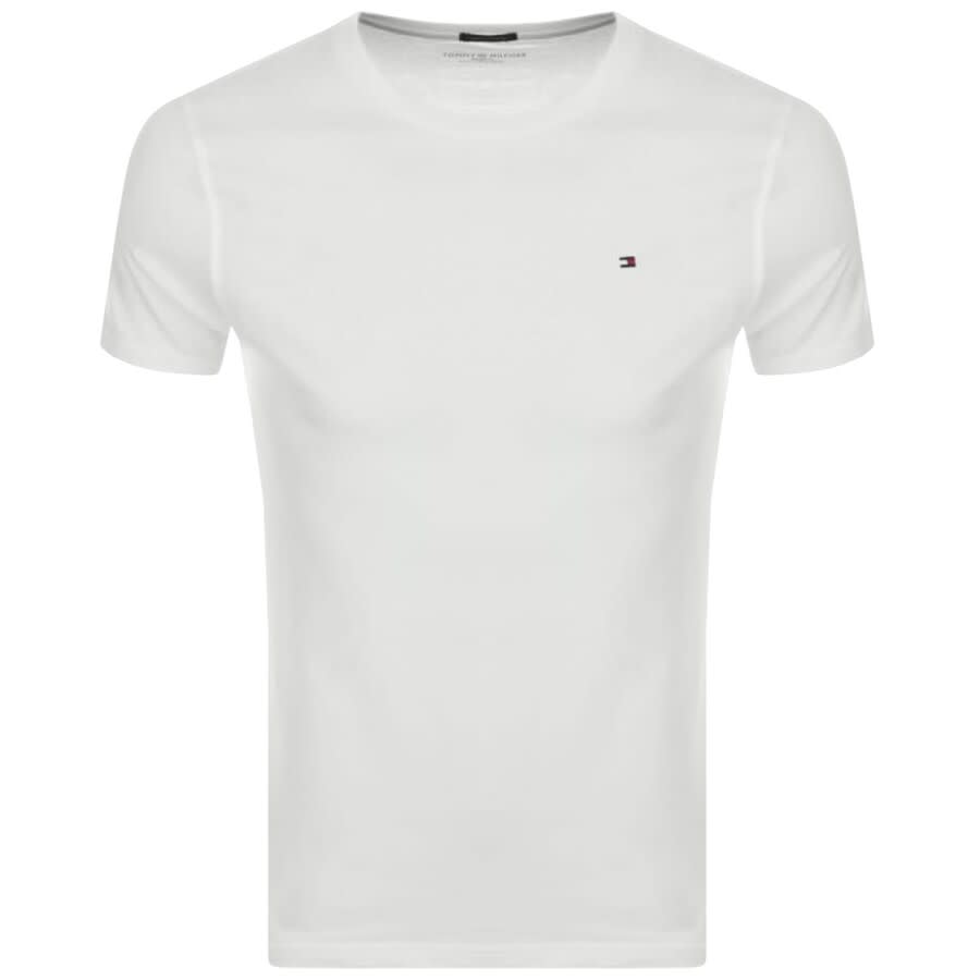 Image number 1 for Tommy Hilfiger Loungewear Icon T Shirt White