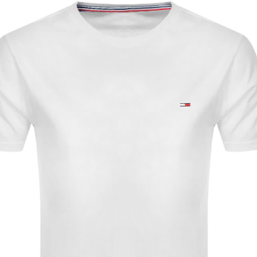 Image number 2 for Tommy Jeans Classic T Shirt White