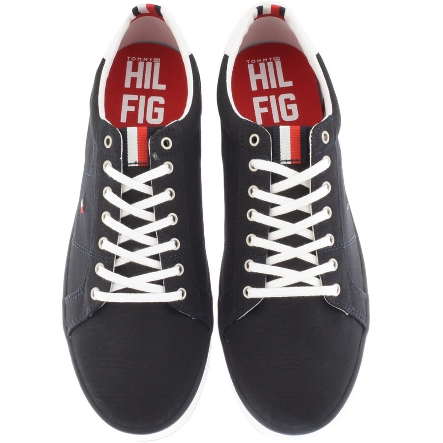 Image number 3 for Tommy Hilfiger Essential Logo Trainers Navy