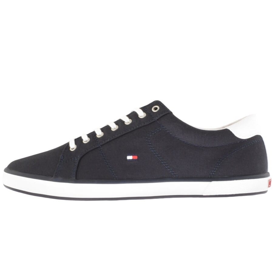 Image number 1 for Tommy Hilfiger Essential Logo Trainers Navy