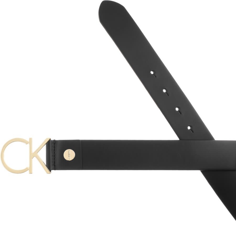 Image number 2 for Calvin Klein CK Logo Belt Black
