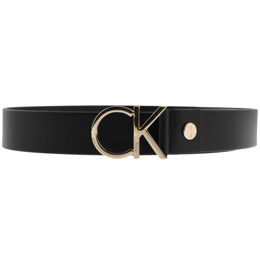 Image number 1 for Calvin Klein CK Logo Belt Black