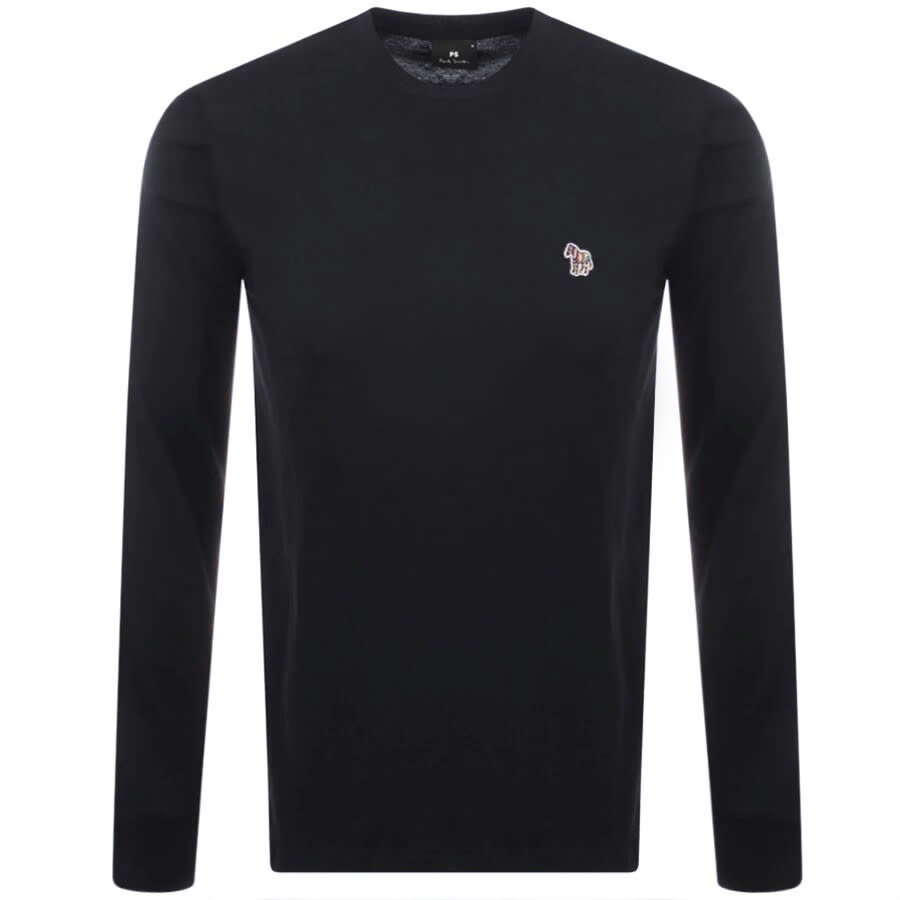 Image number 1 for Paul Smith Long Sleeved T Shirt Navy