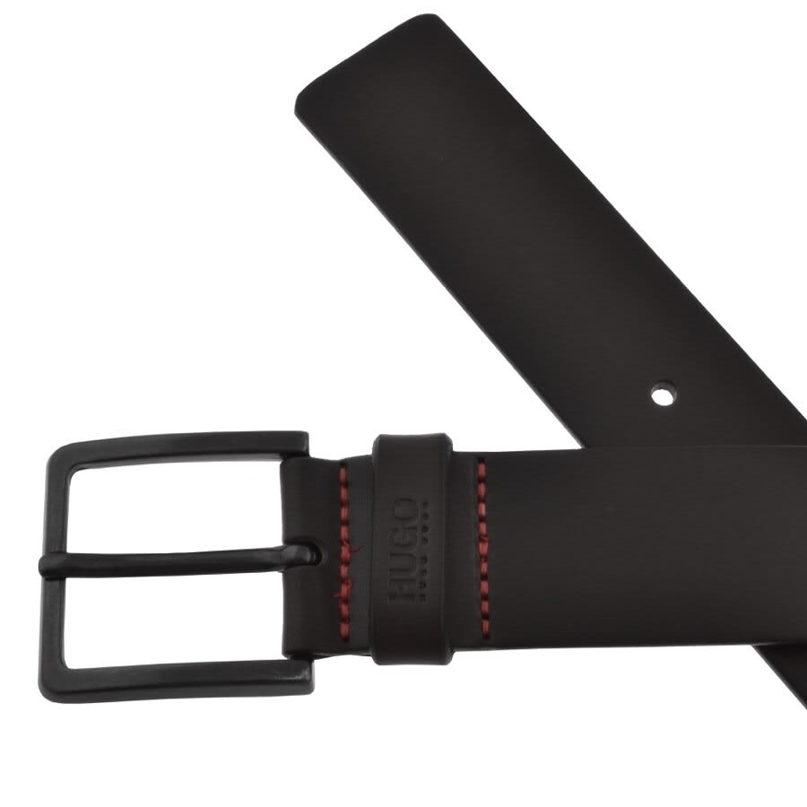 Image number 2 for HUGO Gionio Leather Belt Black