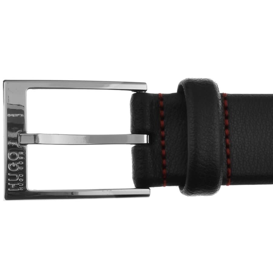Image number 2 for HUGO Gellot Leather Belt Black