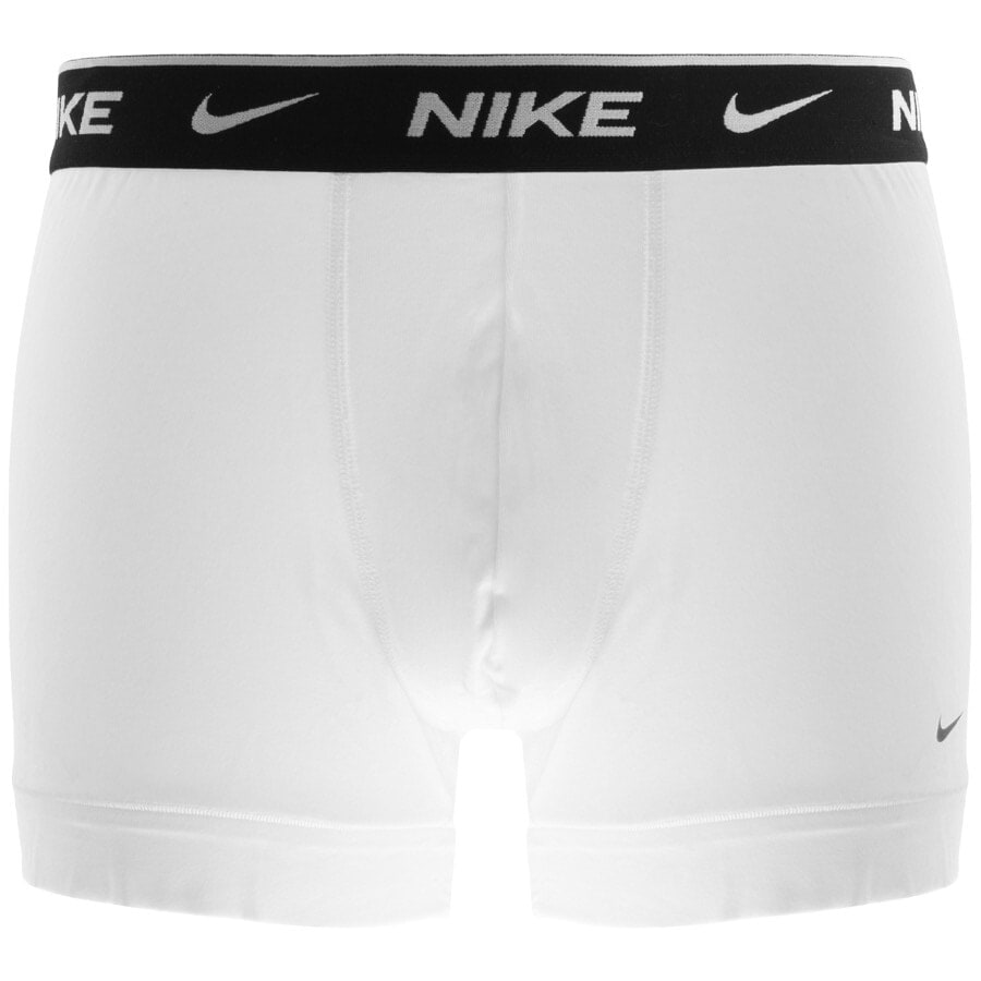 Image number 2 for Nike Logo 3 Pack Trunks Grey