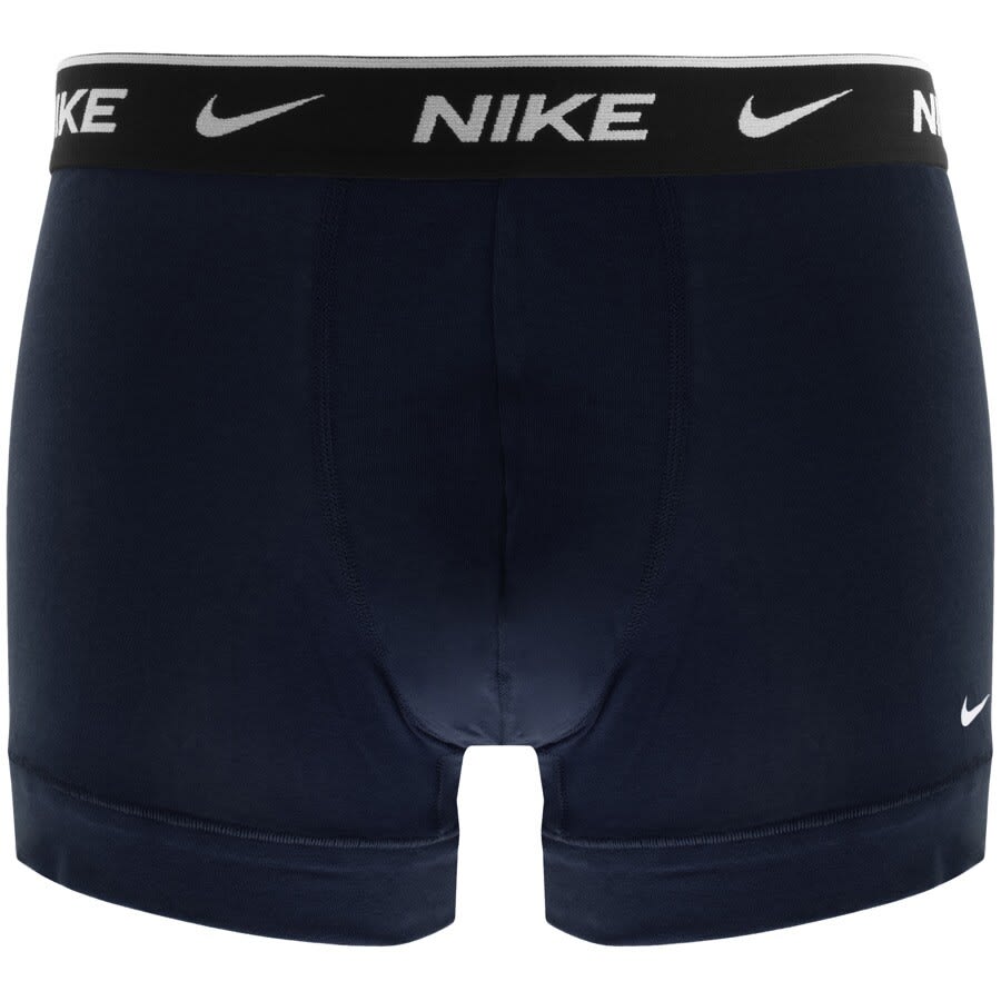 Image number 2 for Nike Logo 3 Pack Trunks Blue