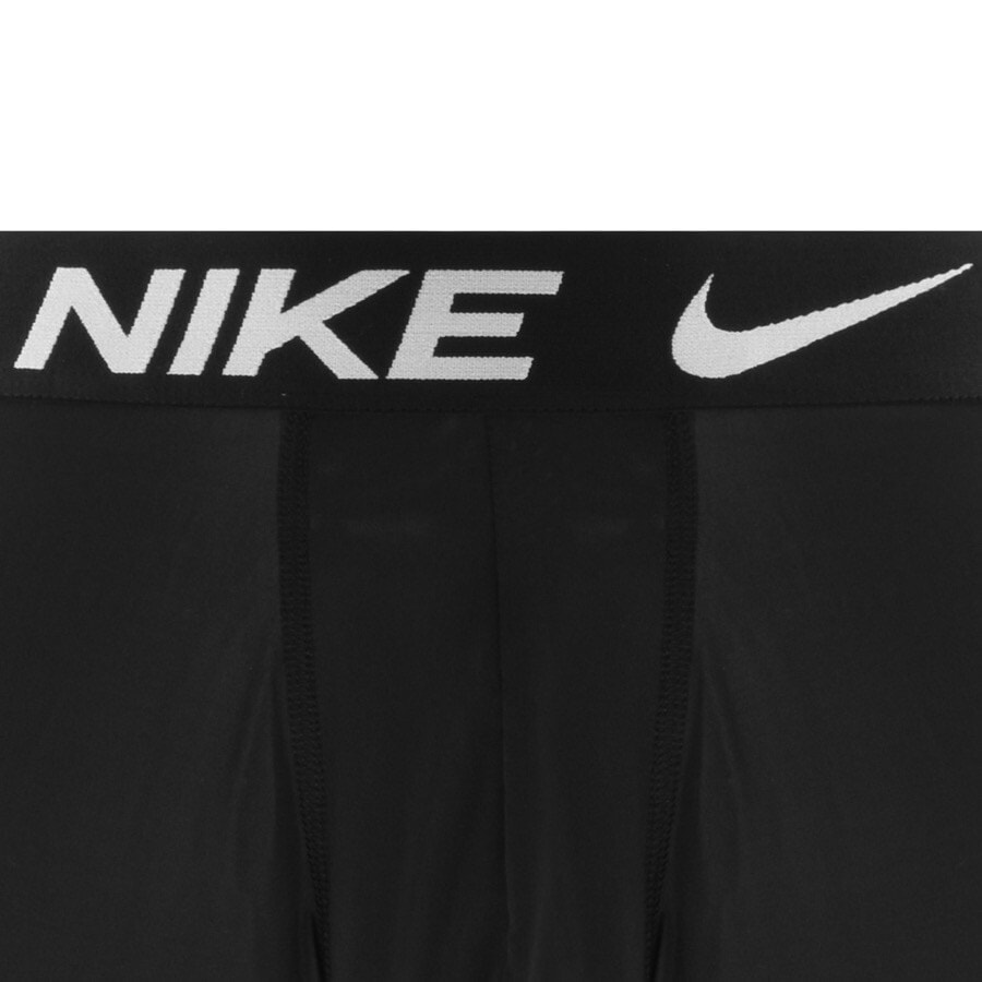 Image number 3 for Nike Logo 3 Pack Boxer Shorts Black